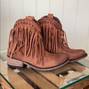 Size 6 booties in nearly new condition.